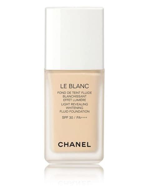 chanel le blanc foundation shades|Chanel foundation for mature skin.